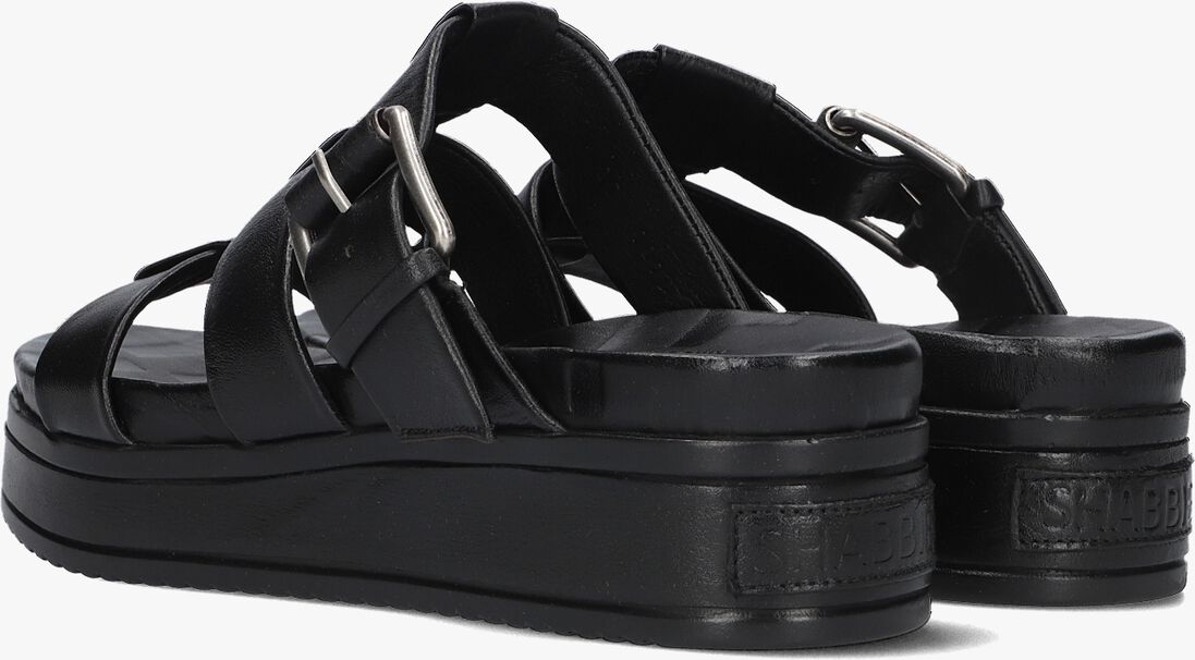 zwarte shabbies slippers 170020404 shs1406