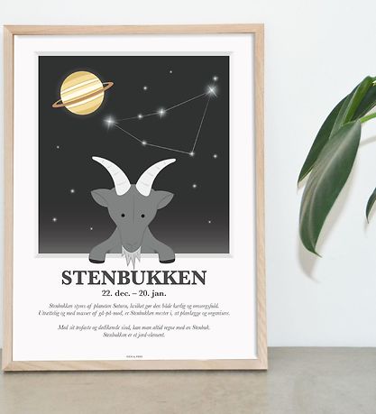 Kids by Friis Poster - Sternzeichen - Steinbock