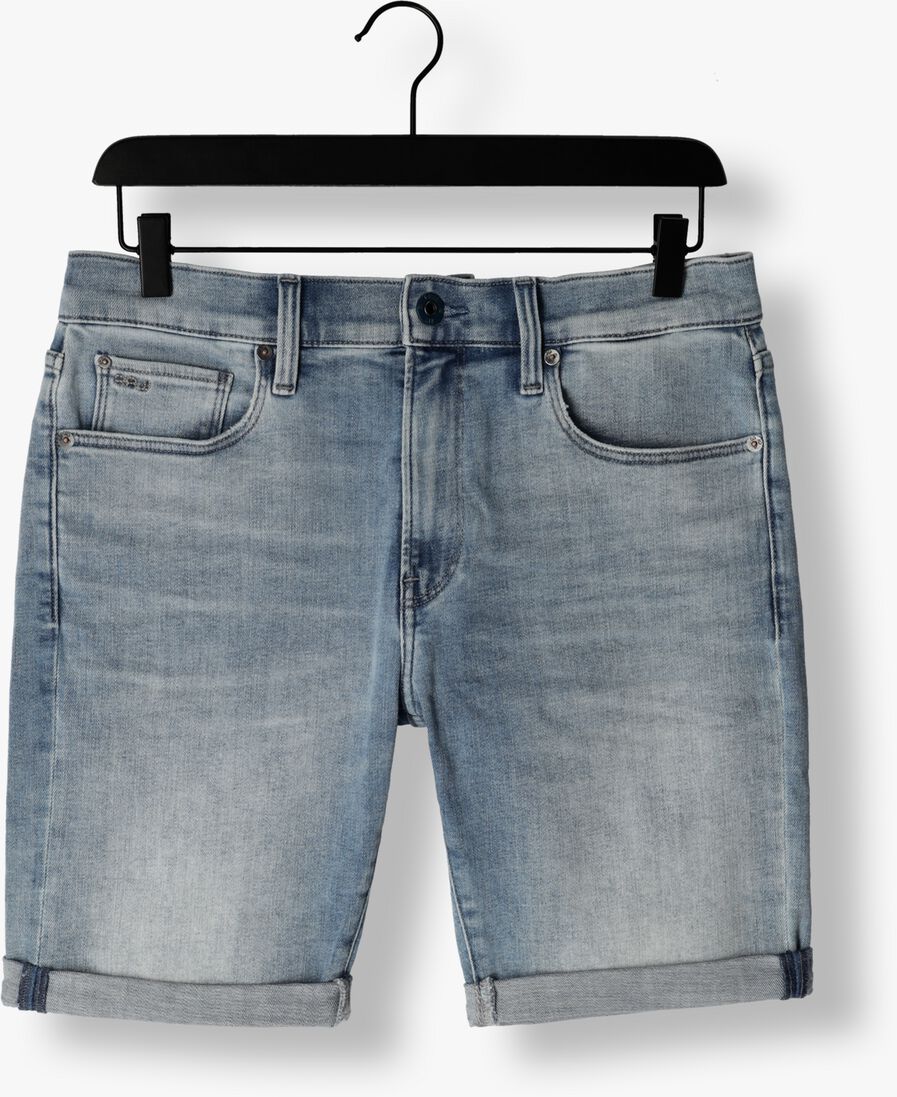G-STAR RAW blauwe g-star raw korte broek 3301 slim short