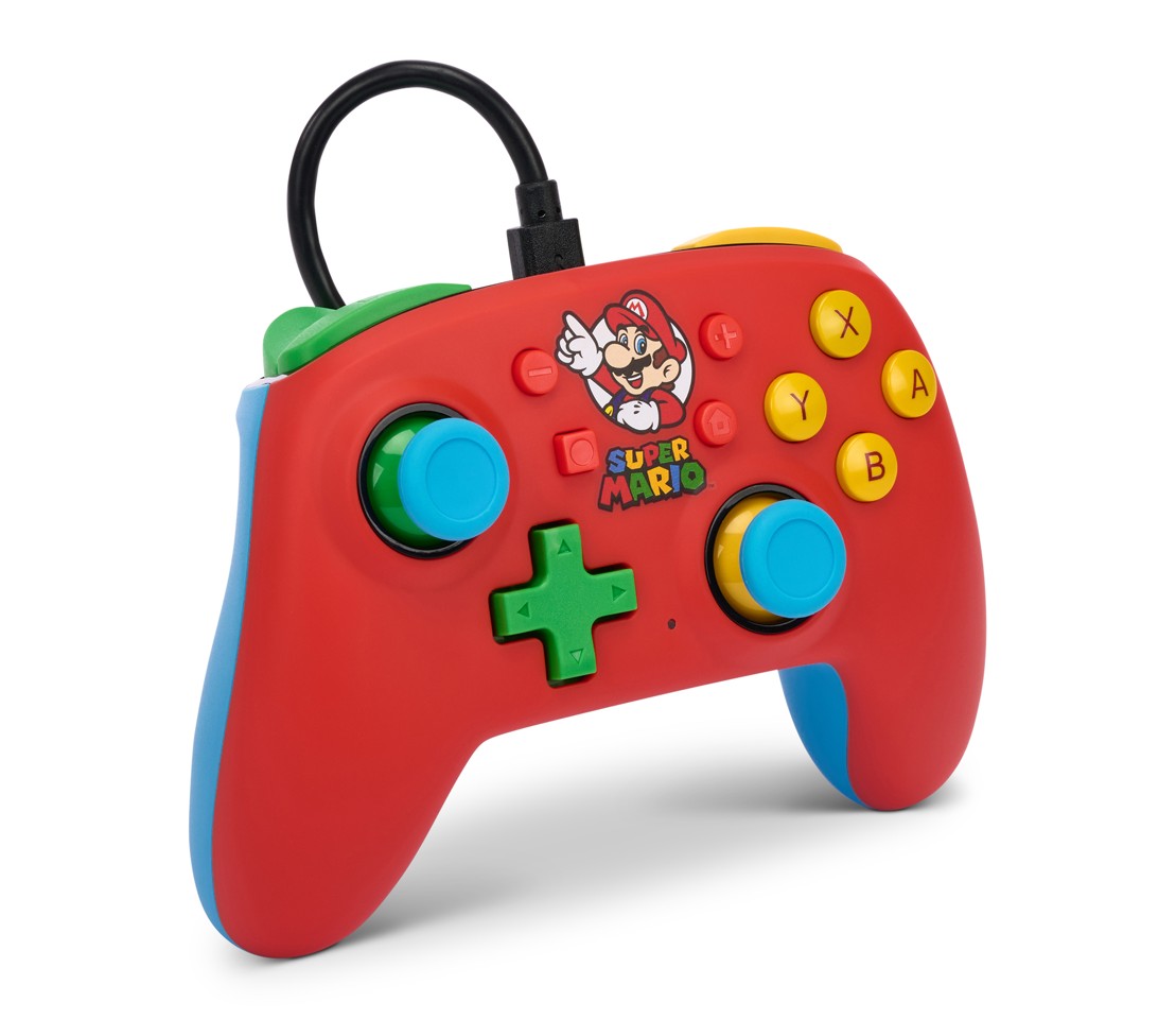 PowerA Nano Wired Switch Controller - Mario Medley /Nintendo Switch