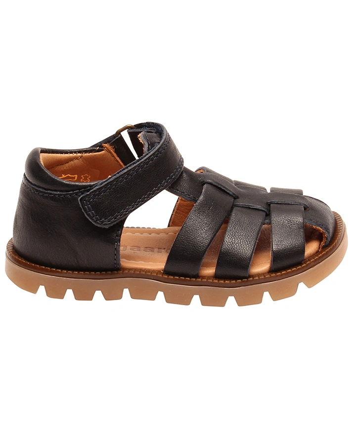 Leder-Sandalen BEKA mit Zehenschutz in navy