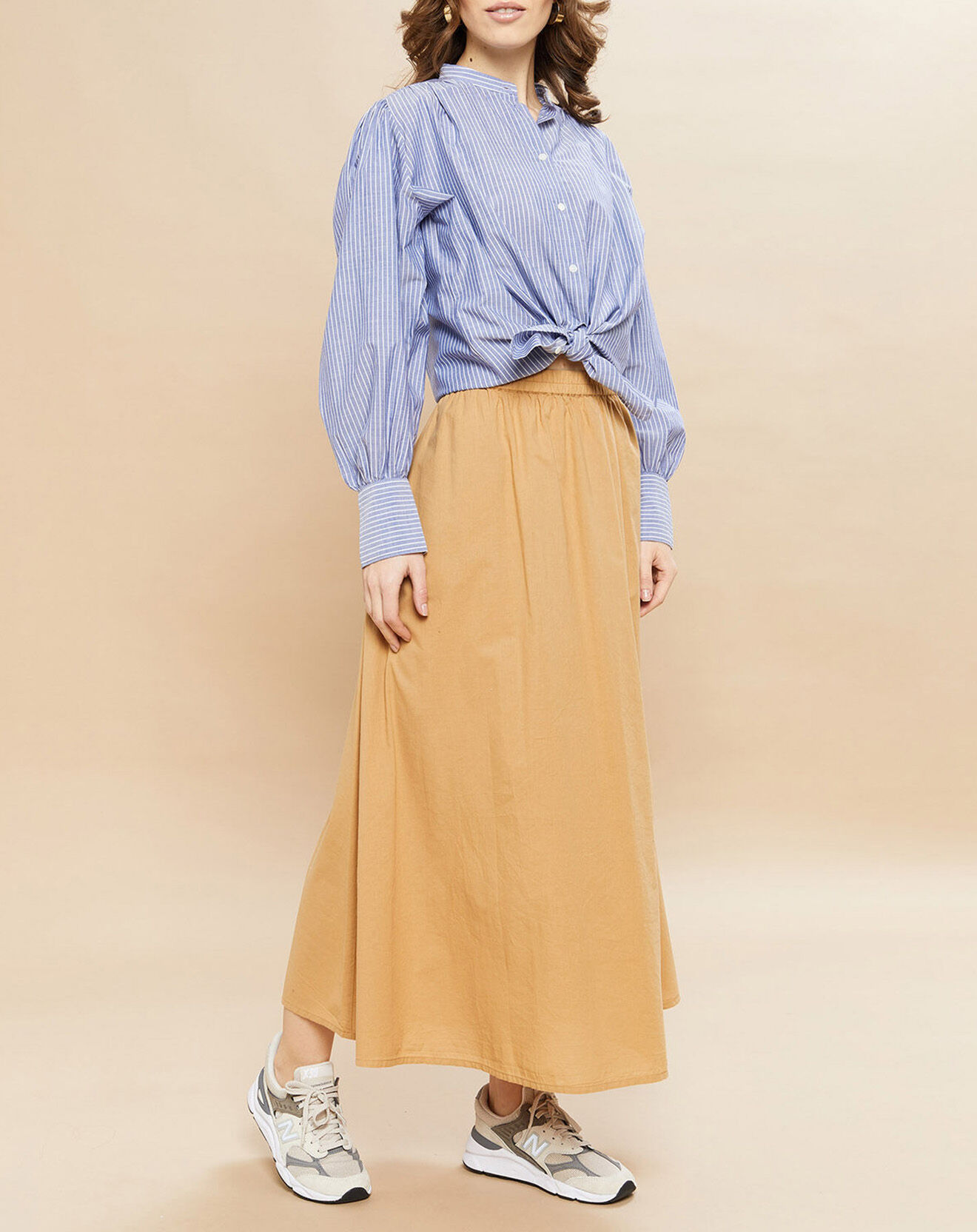 Hartford Chemise Calypso rayée bleue