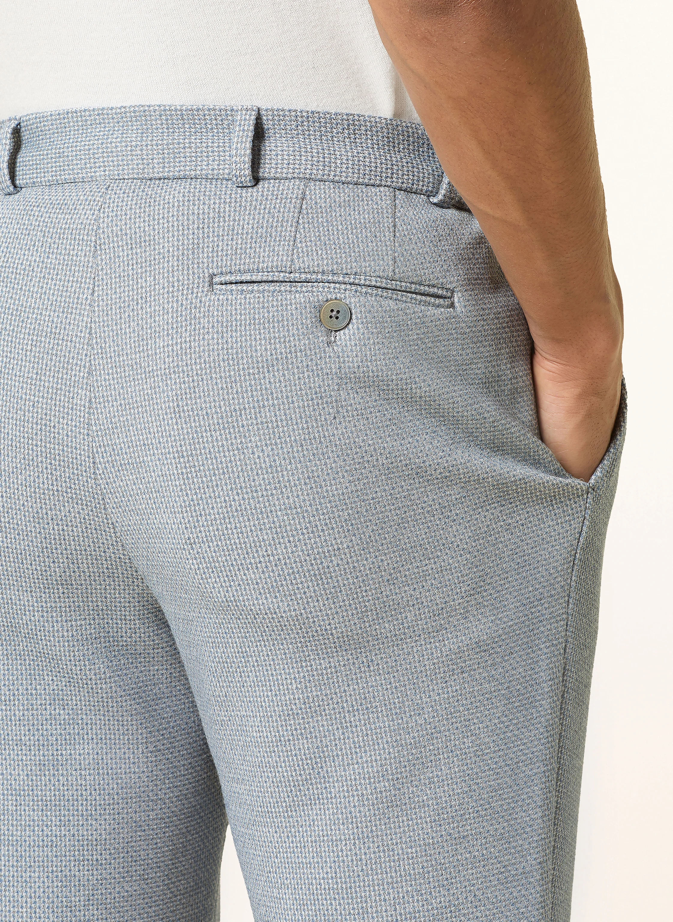 PAUL Anzughose Slim Fit aus Jersey