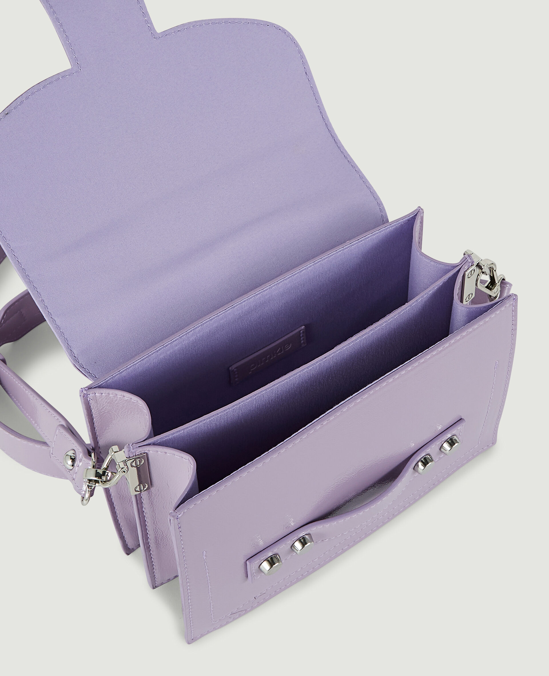 Sac boxy avec clous - Lilas