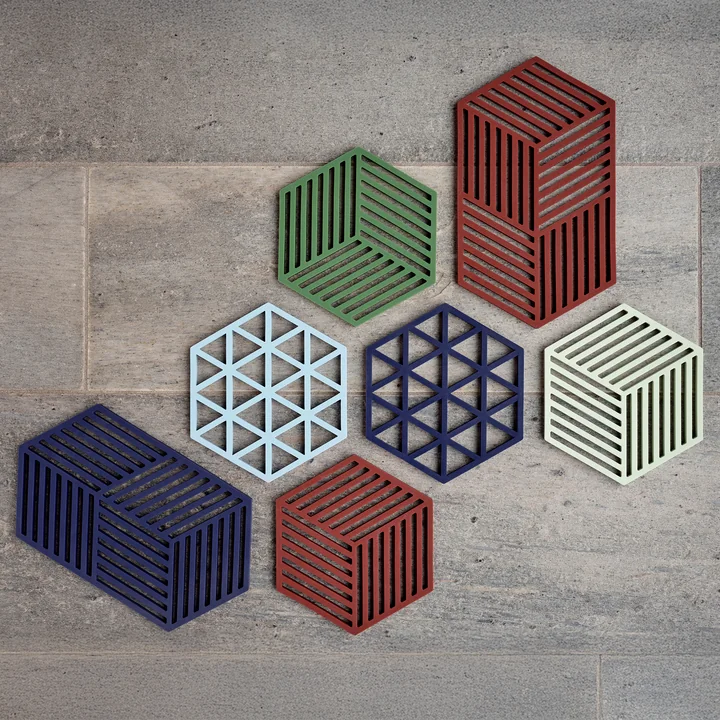 Zone Denmark - Hexagon Untersetzer, sky