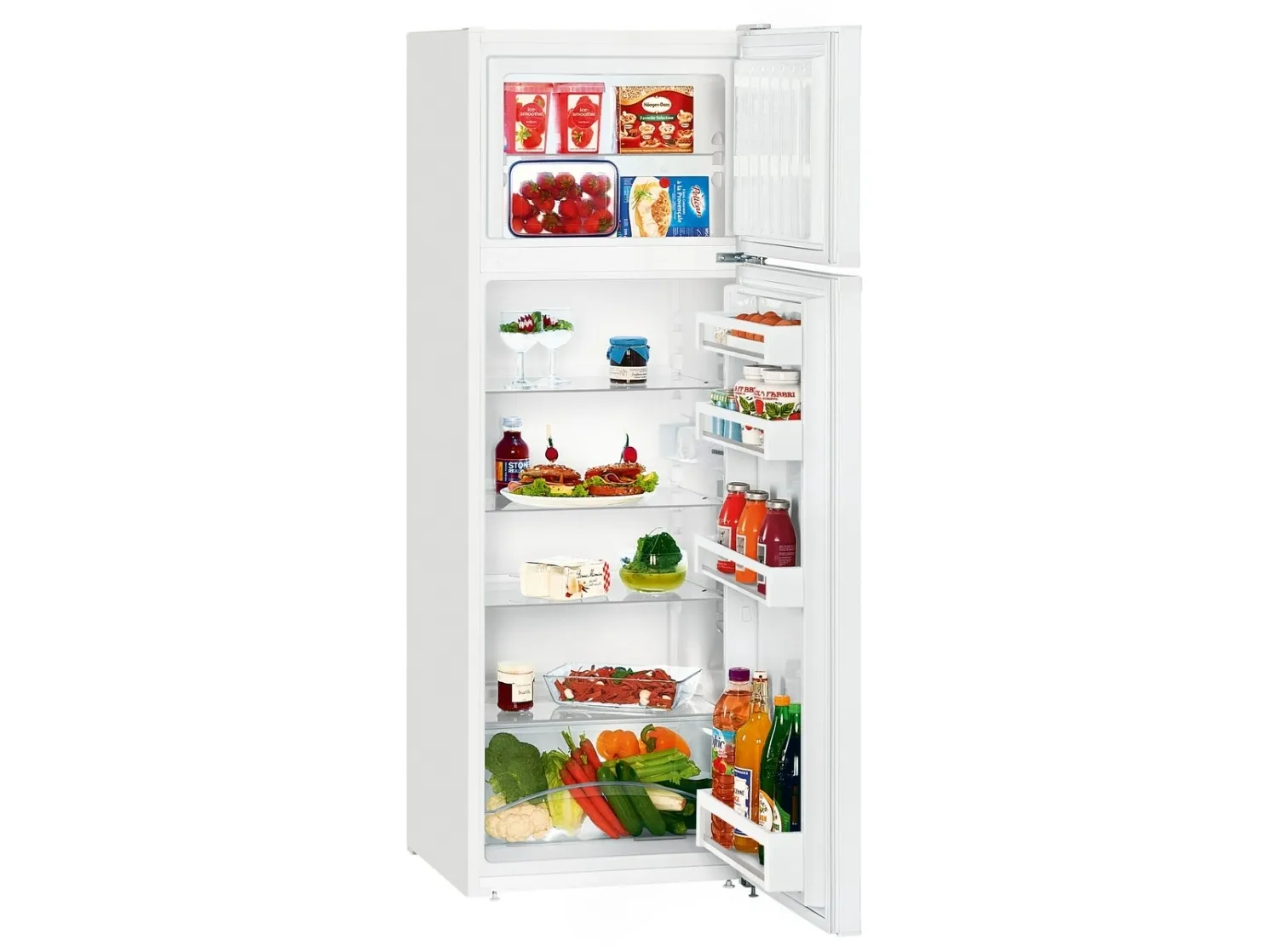 Liebherr CTe 2931-26 001 Køl/Frys - Hvid, SmartFrost, Frys I Top