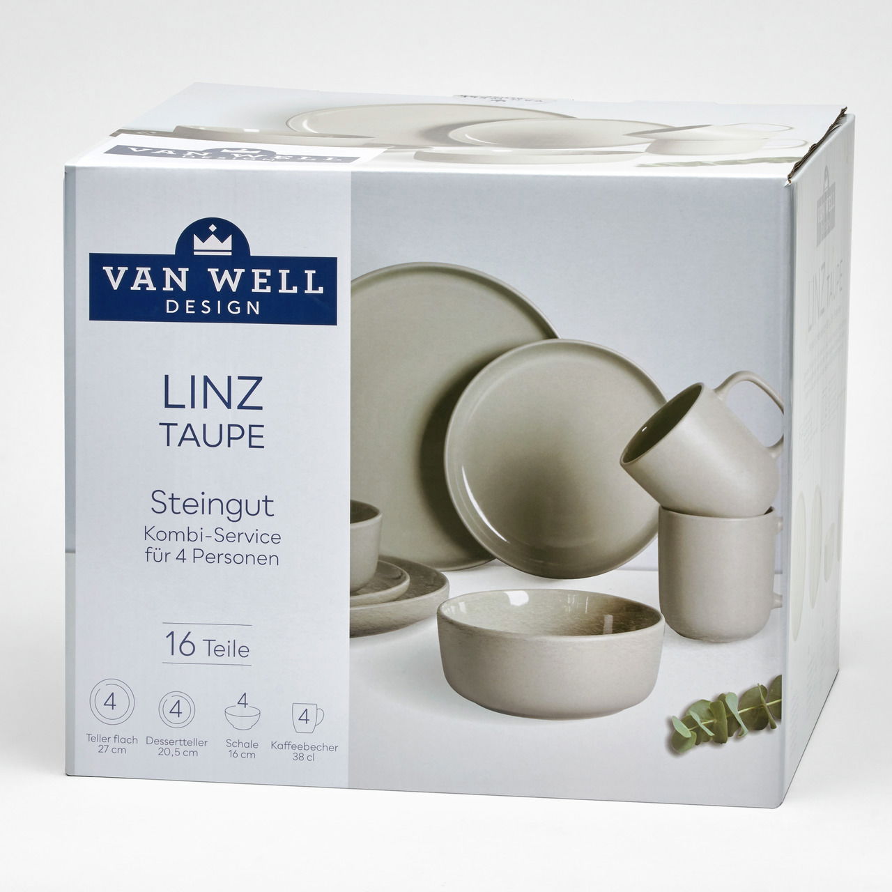 Van Well Kombiservice 16-tlg. LINZ