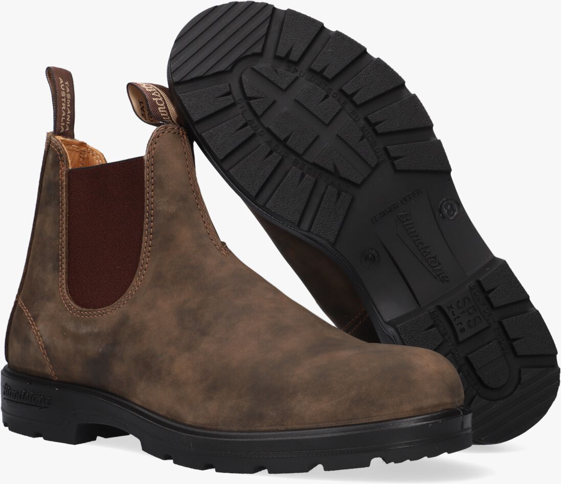 bruine blundstone chelsea boots classic heren