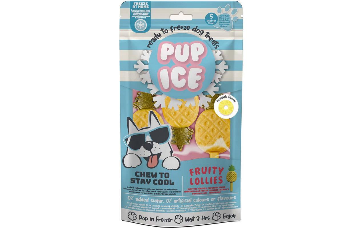Leckerli Fruity Lollies Ananas, 3 Stück, 90gHunde-Eis für heisse Tage