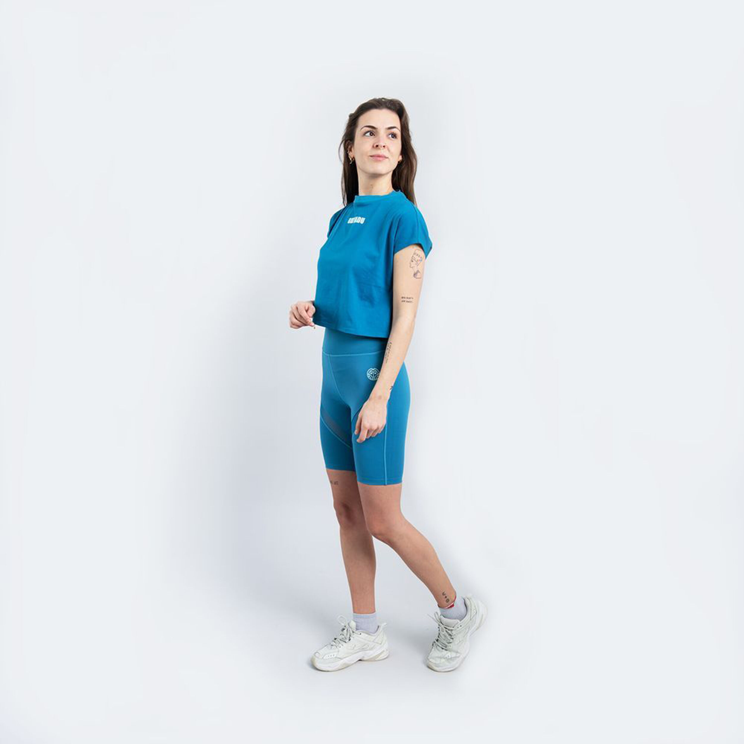 BIDI BADU Multififi Move T-shirt Femmes - Bleu Petrol