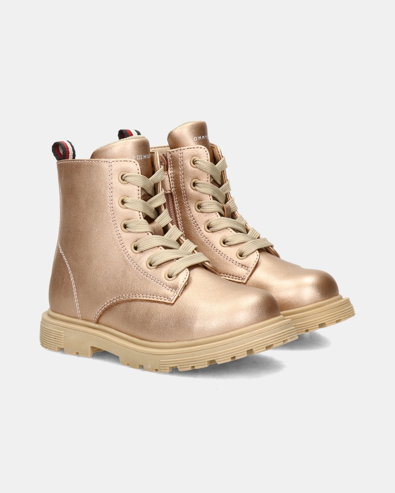 Tommy Hilfiger Keta Veterboots  - rose goud