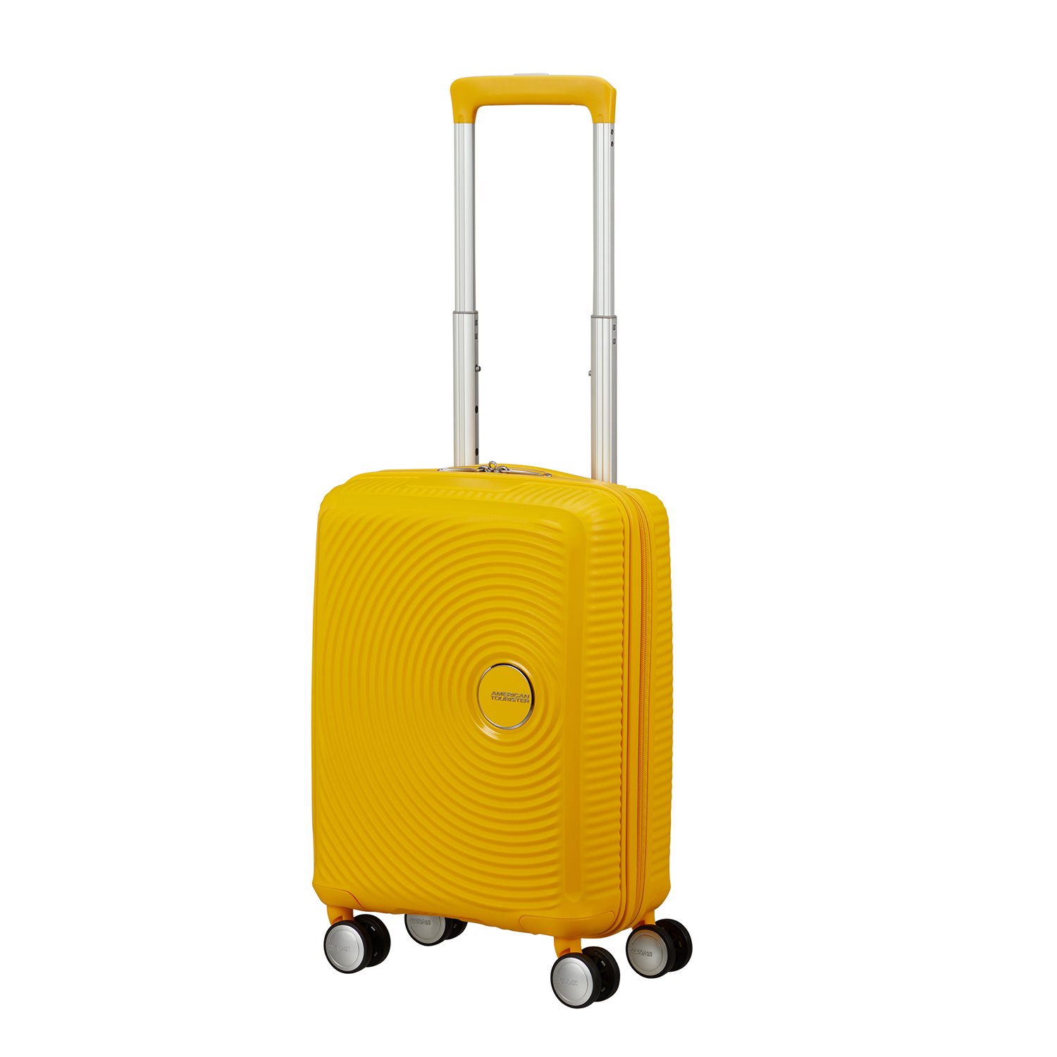 American Tourister Soundbox Mini Spinner 47 golden yellow