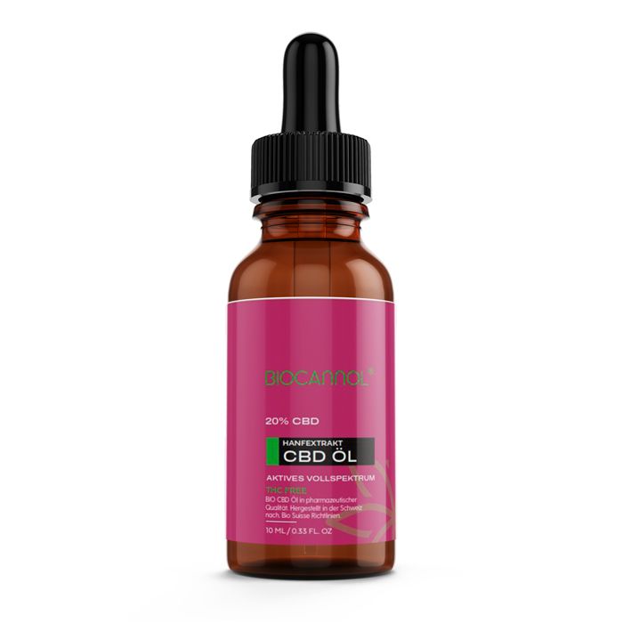 Biocannol® 20% Premium Vollspektrum THC-frei CBD Öl