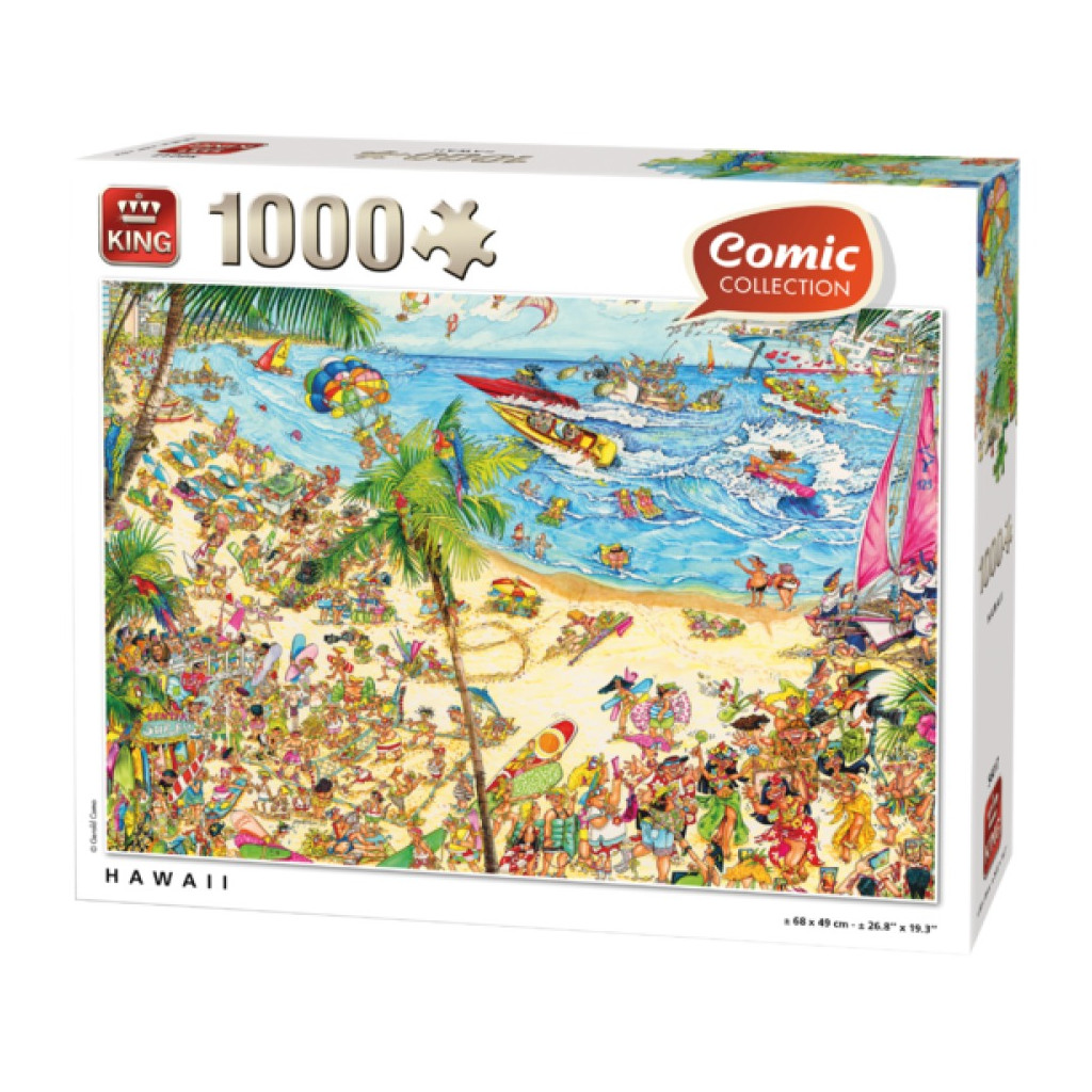Puzzle - Hawaï - Comic Collection - 1000 Pièces