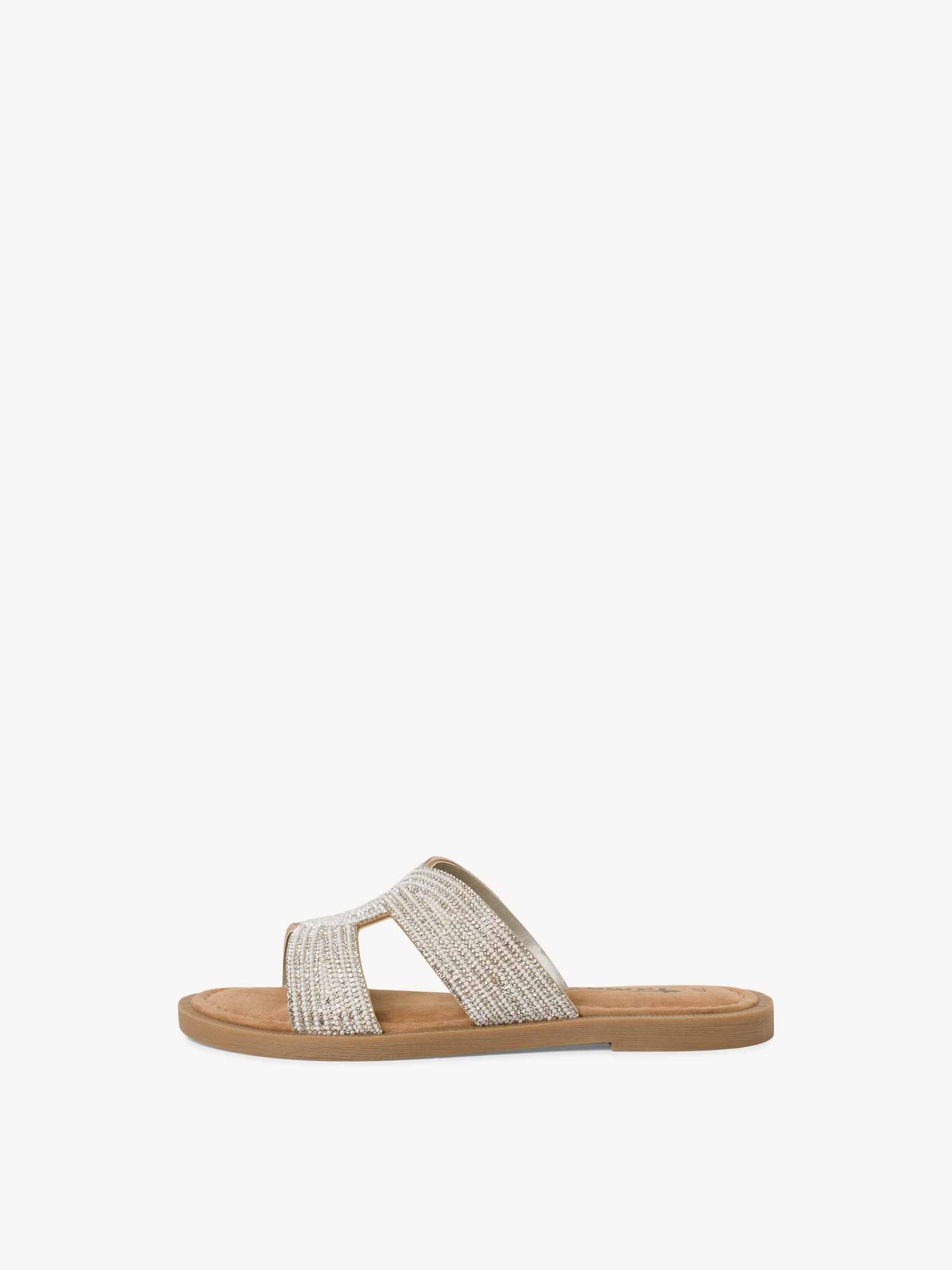 Leren Slipper - zilver