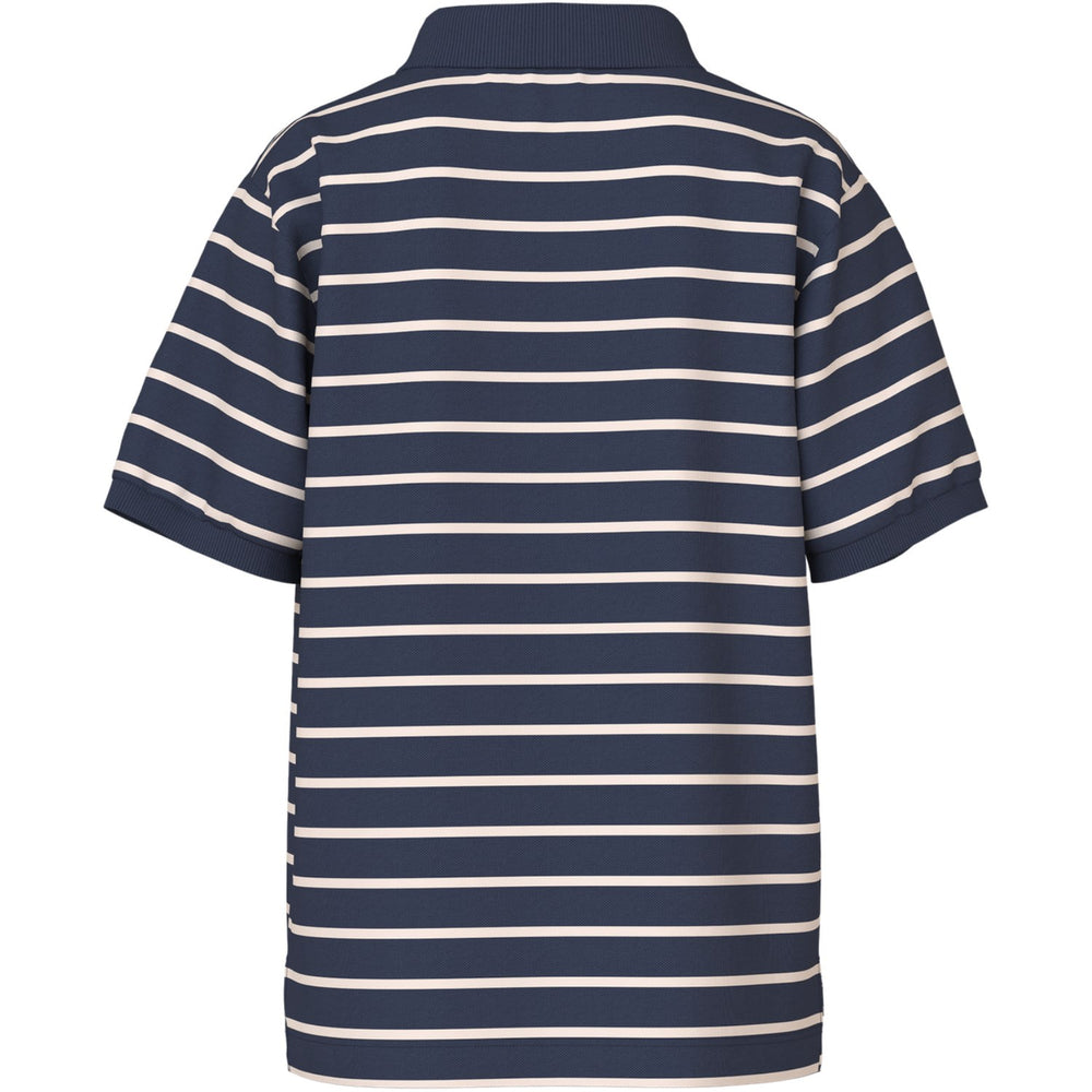 Køb Name It Navy Blazer Chateau Gray Nkmvolo Ss Nreg Polo