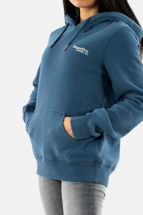 Sweat superdry essential logo c2y sargasso sea blue