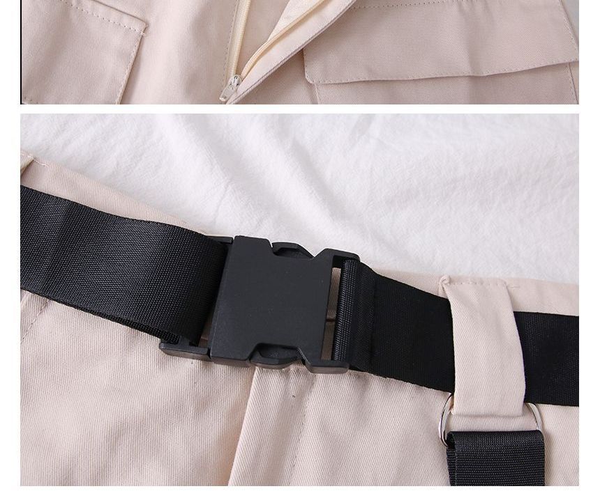 Babique - Cargo Shorts met Nylon Gesp Riem