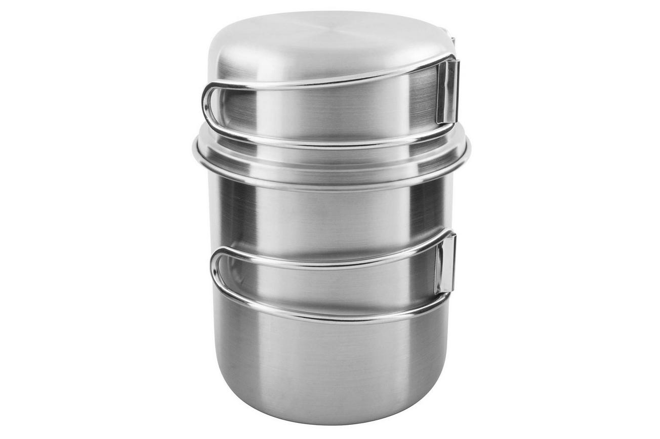 Tatonka Handle Mug 600 Set 4173-000 Stainless, drinkbeker met deksel