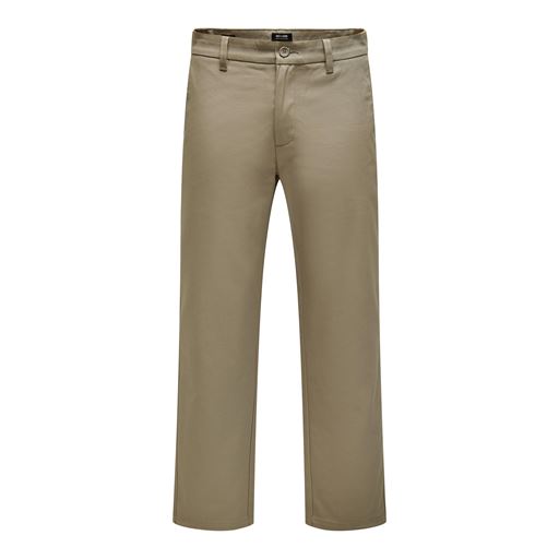 ONLY & Sons Edge Loose Chinos, Chinchilla, W31/L34