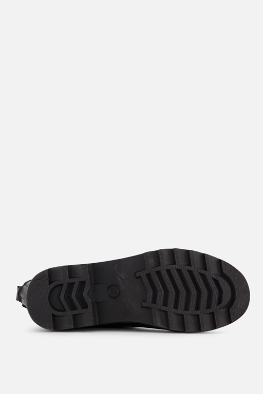 XQ Footwear Regenlaarzen zwart Rubber
