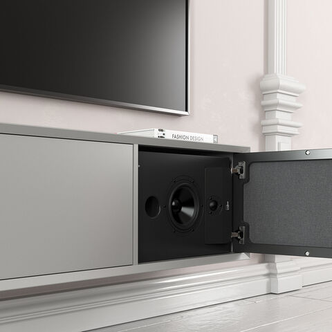 Lyngdorf CS-2 – echt hifi-geluid uit verborgen luidsprekers in je TV-meubel