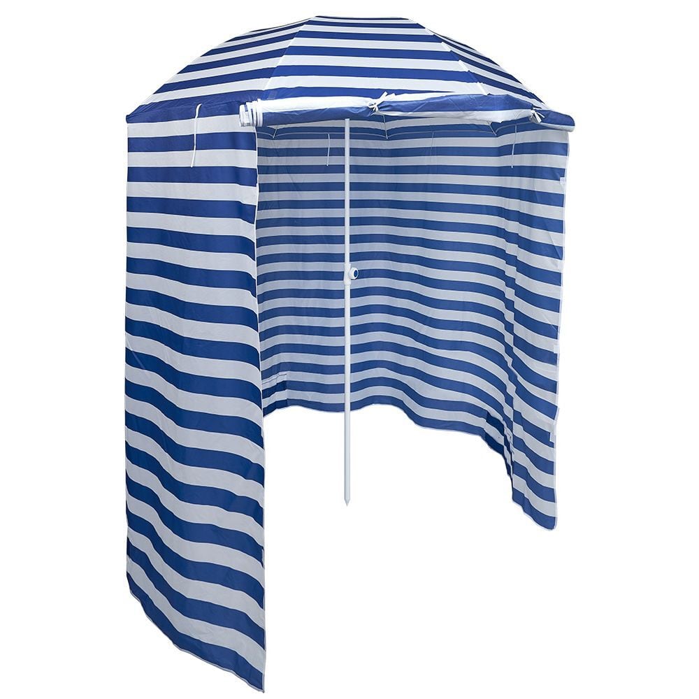 Parasol à rideaux