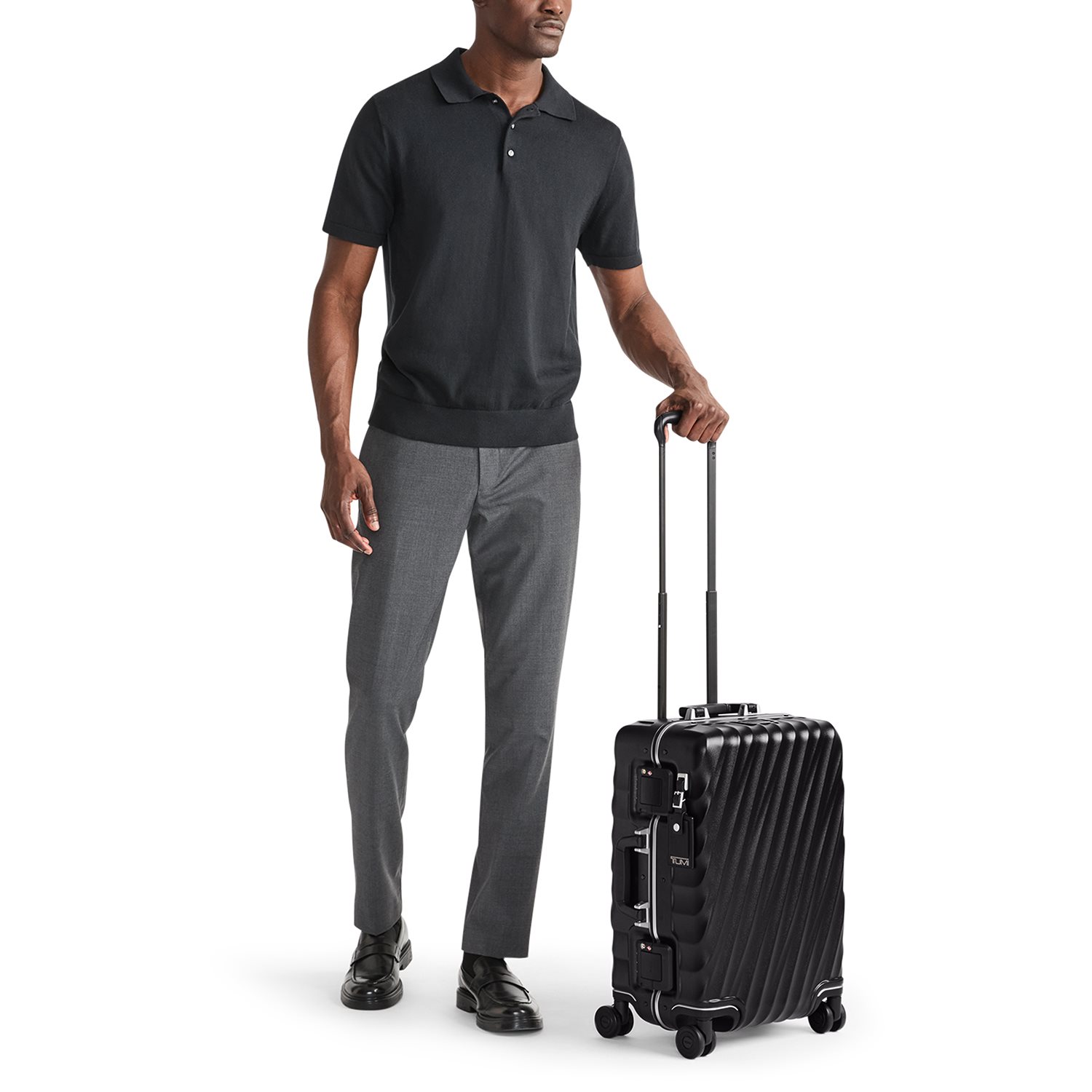 Tumi 19 Degree Frame Intl Wheel C/O pearl grey texture
