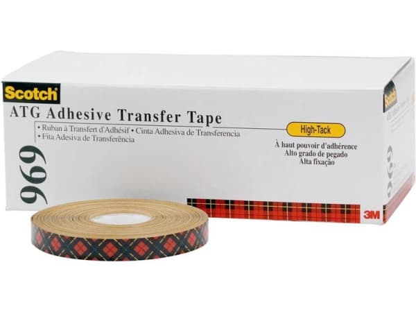 3M overføringslim ATG 969, 19 mm x 33 m for hånddispenser ATG 700 - 1 stk (9691933)