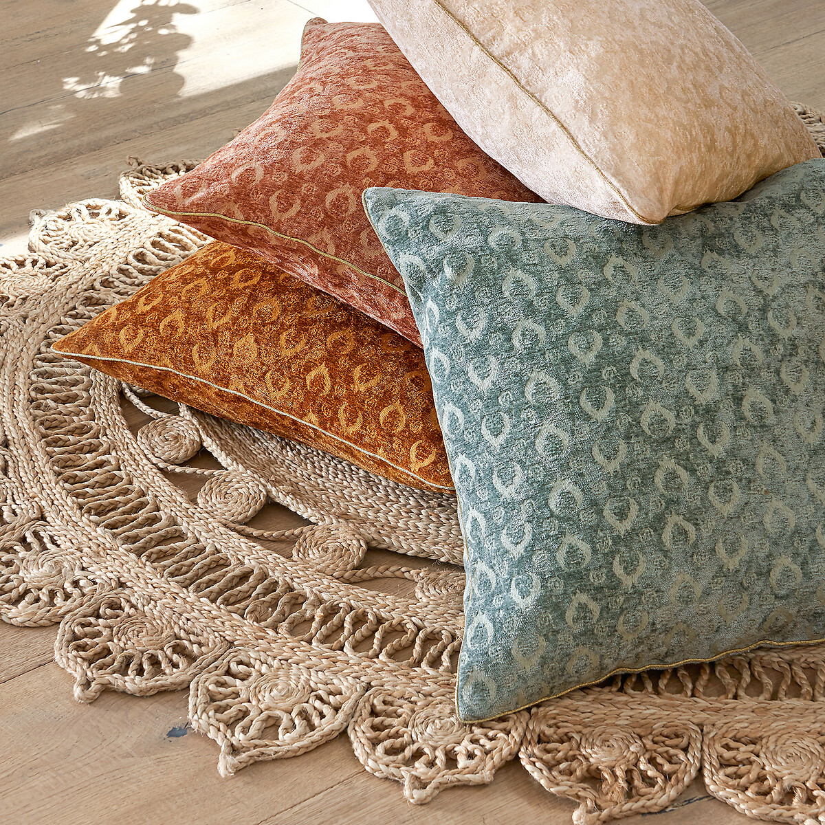 LA REDOUTE INTERIEURS<br>Tapete oval de juta com motivos, Rozza