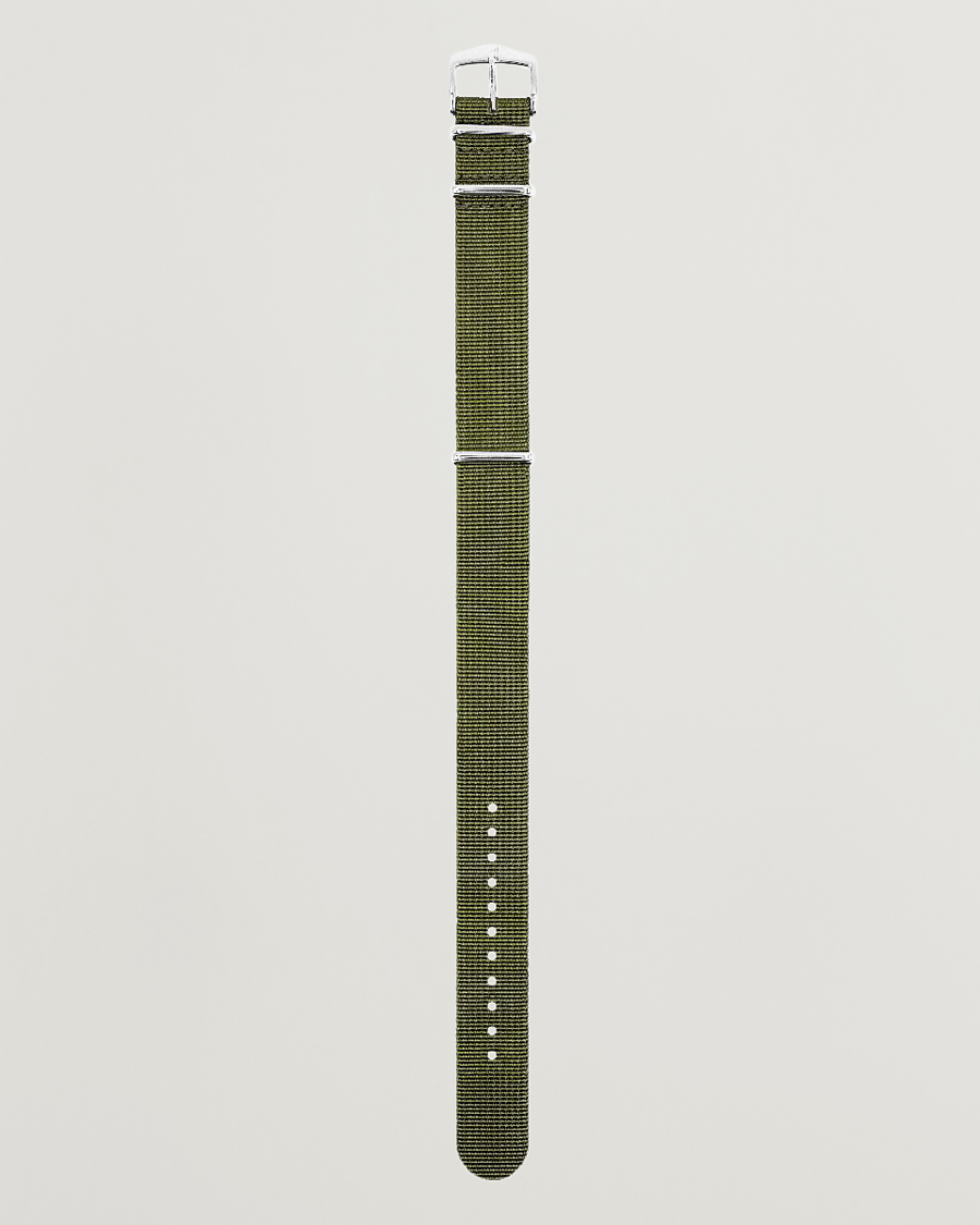 HIRSCH Rush Recycle Nato Watch Strap Green