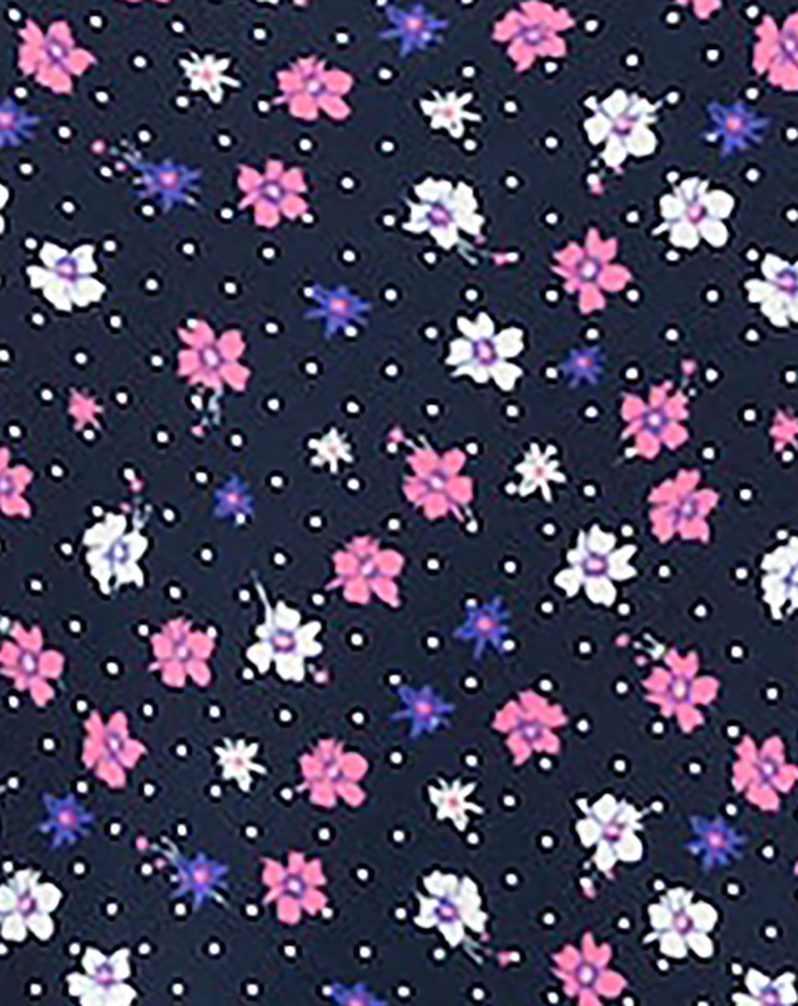 Langarmkleid NMFVINNA FLOWER in darl sapphire