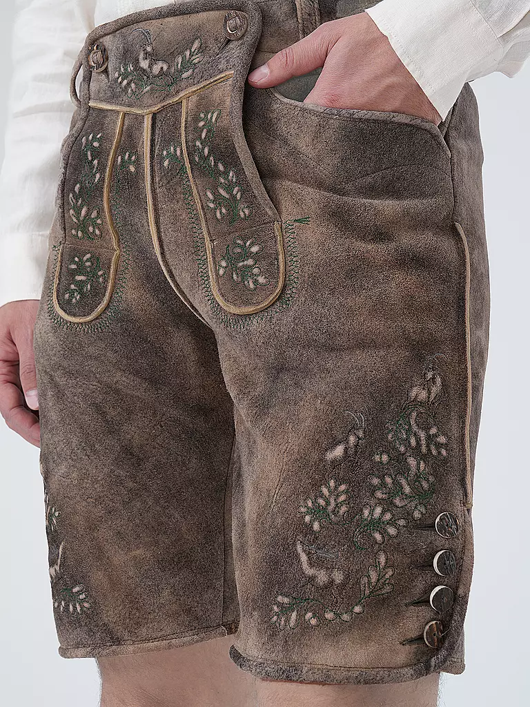 BECKERT Lederhose WILDBOCK SÄMINA  braun
