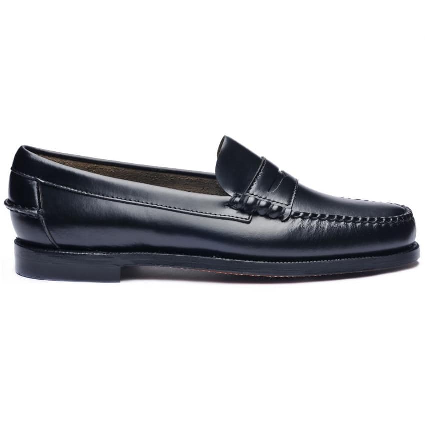 CLASSIC DAN Noir MOCASSIN-Mocassin pour femme en cuir brossé