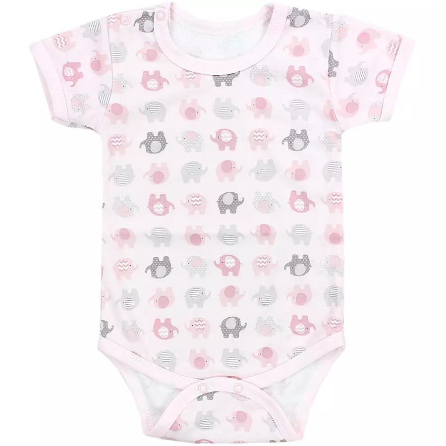 TupTam Mädchen Baby Body Kurzarm 5er Pack rosagelb
