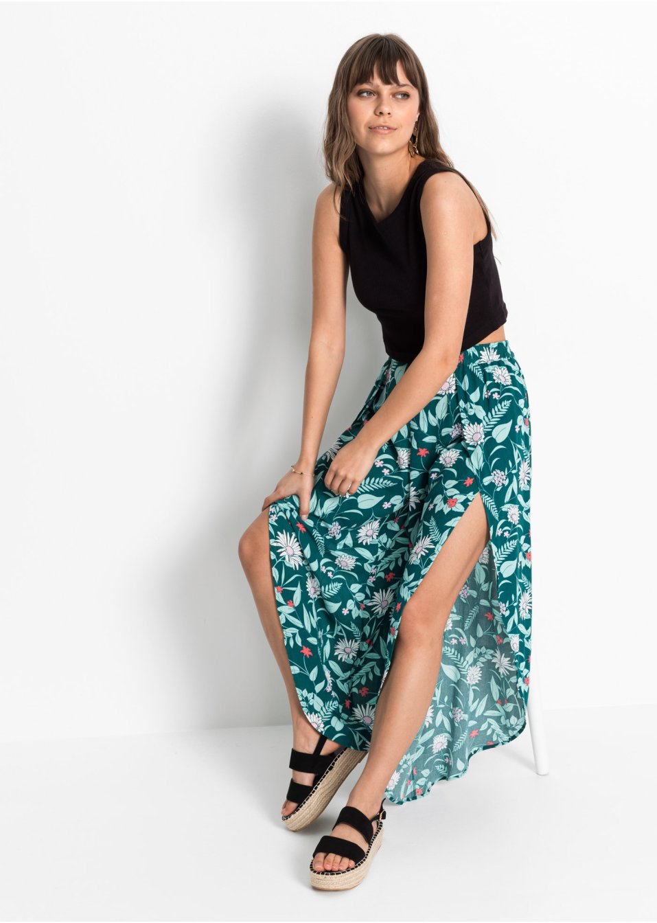Pantalon avec fente