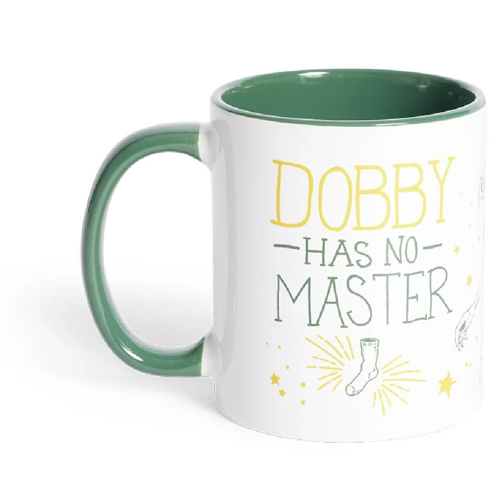 Mug Harry Potter Dobby blanc et vert 315ml
