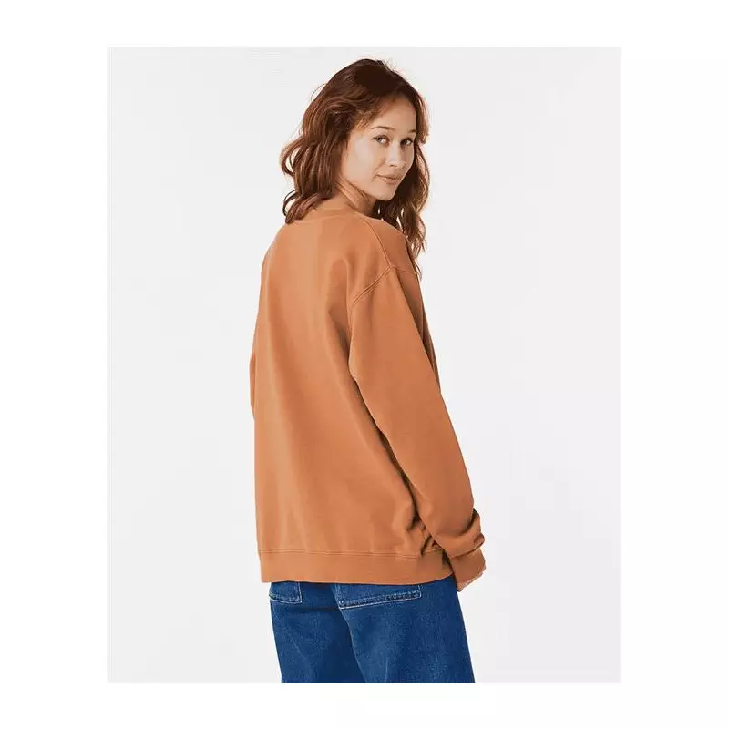 Sweat femme RIPCURL Glow Relaxed Crew Light Brown S