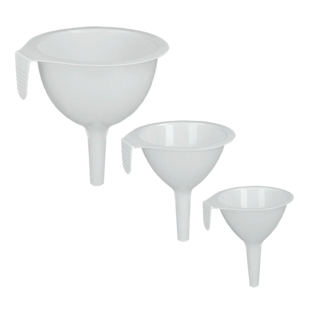 Set de 3 entonnoirs en plastique Metaltex