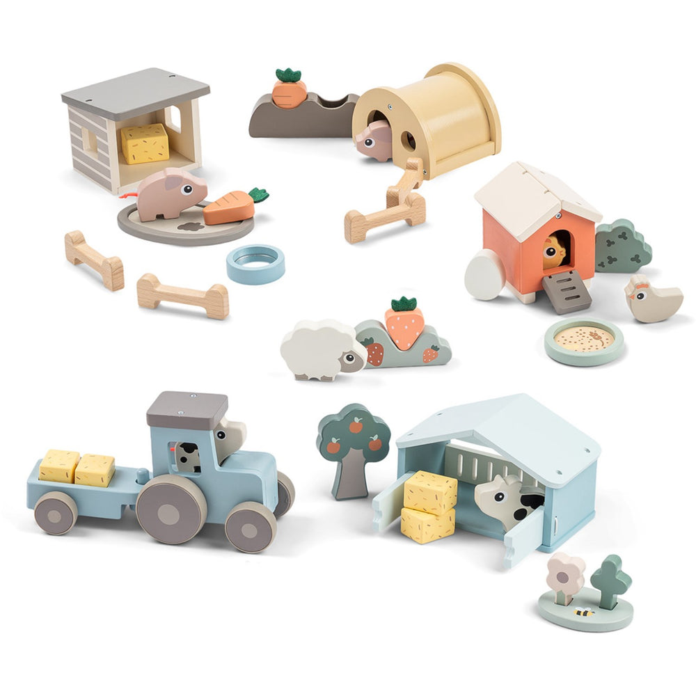 Køb DonebyDeer Colour Mix Tiny Farm Legesæt Pigee