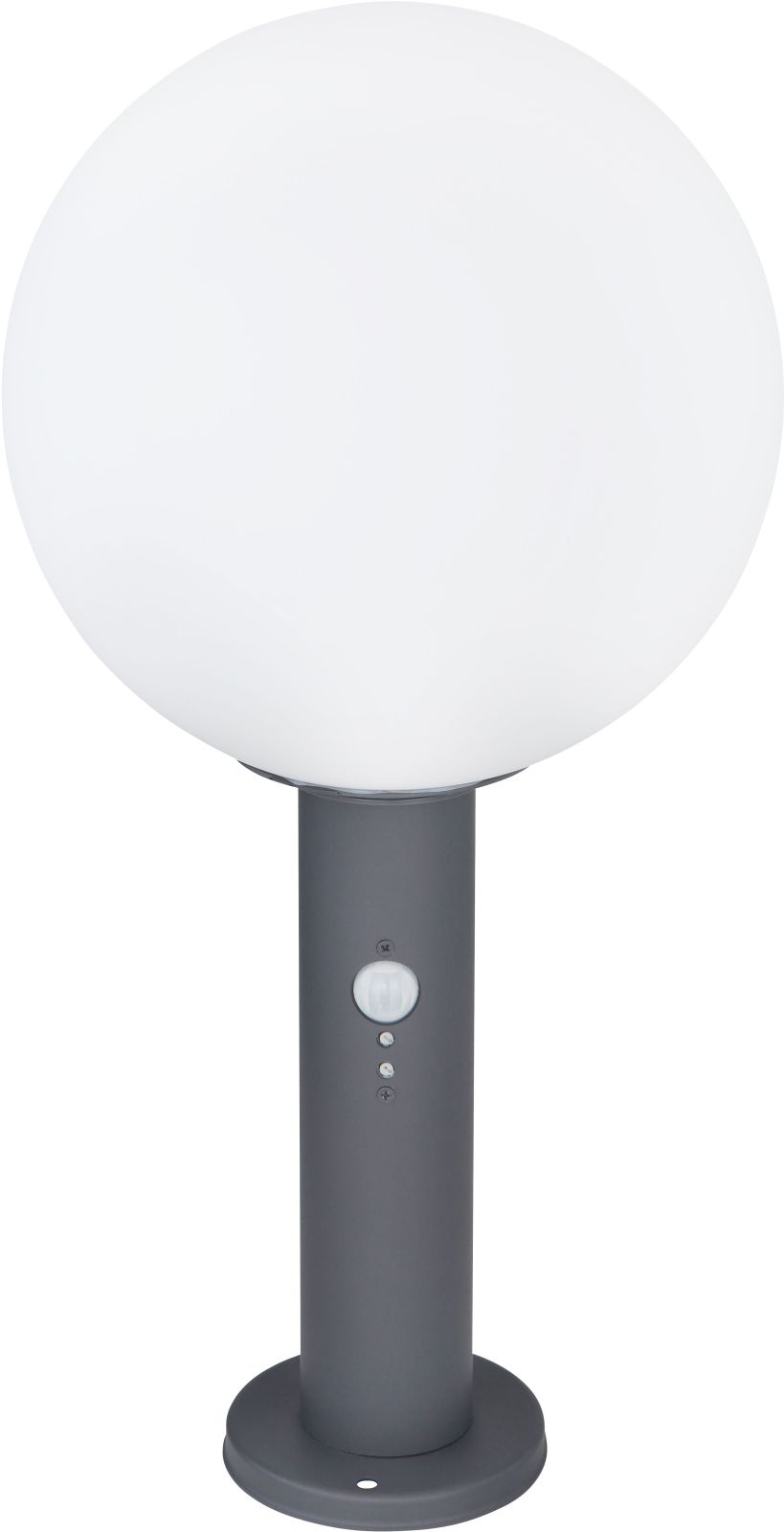 LED-Außenleuchte - anthrazit-weiß - Edelstahl - mit Sensor