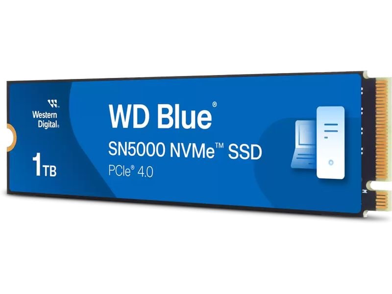 Western Digital SSD SN5000 M.2 2280 NVMe 1000 GB High-Performance NVMe M.2 SSD