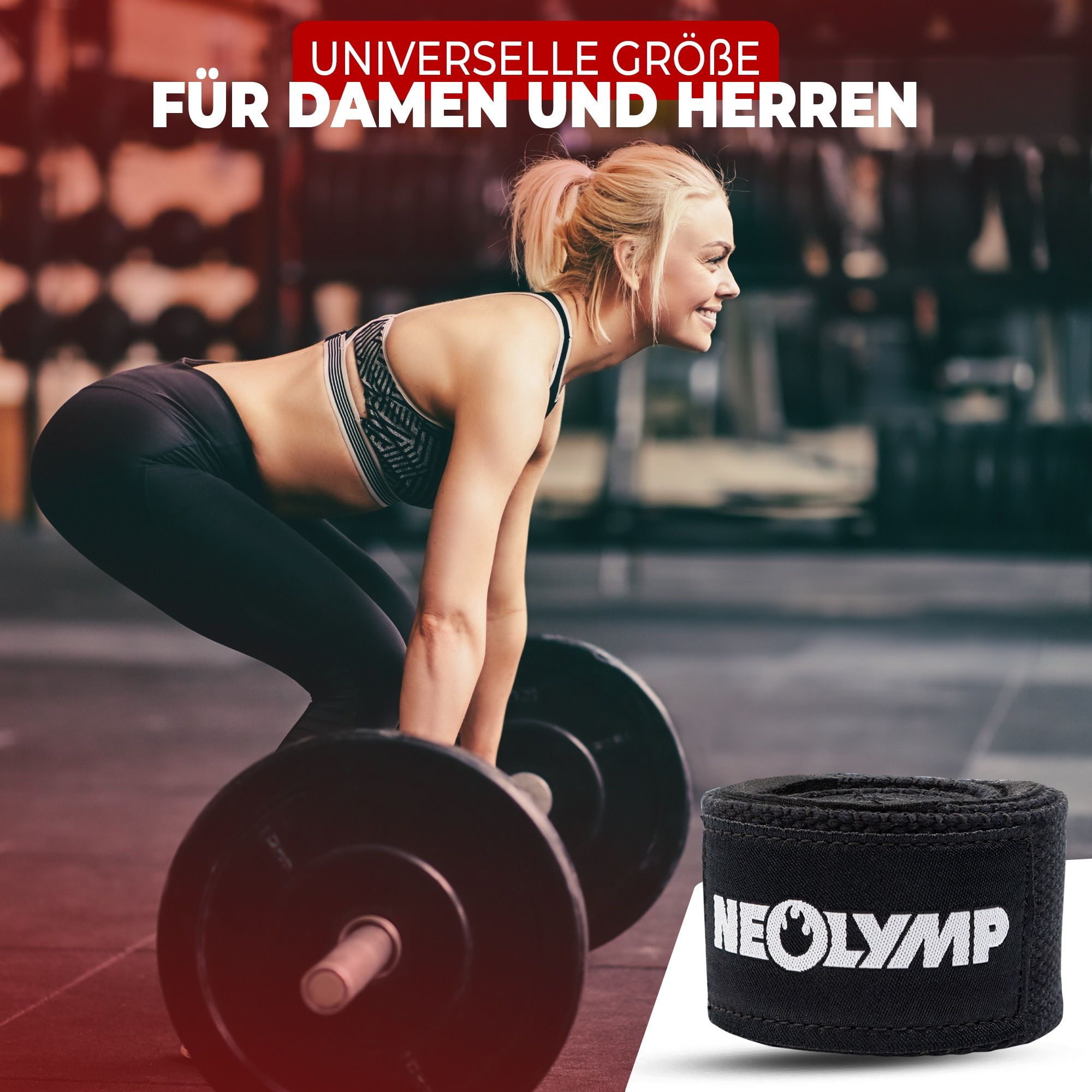 NEOLYMP Zughilfen Schwarz mit Silikon