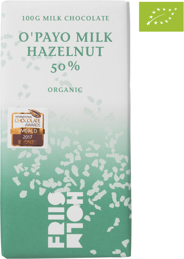 Friis-Holm Milk Hazelnut 50 %, Nicaragua, Organic