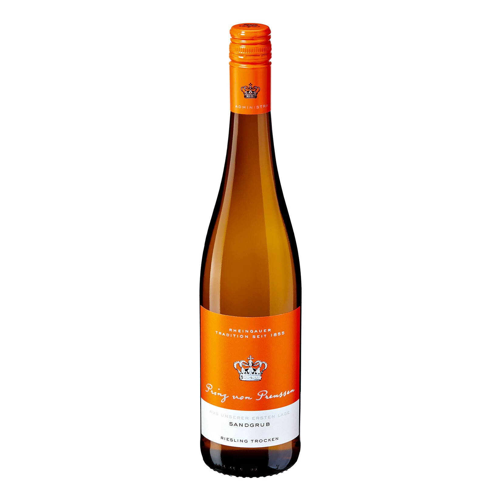 Prinz von Preussen Kiedricher Sandgrub Erste Lage Riesling trocken 10,5 % vol 0,75 Liter