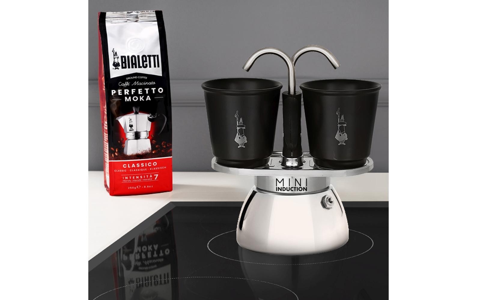 Espressokocher Mini Express Induktion 2 Tassen, SchwarzExpress Induktion