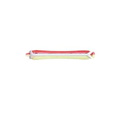Bigoudis permanente jaune/rouge