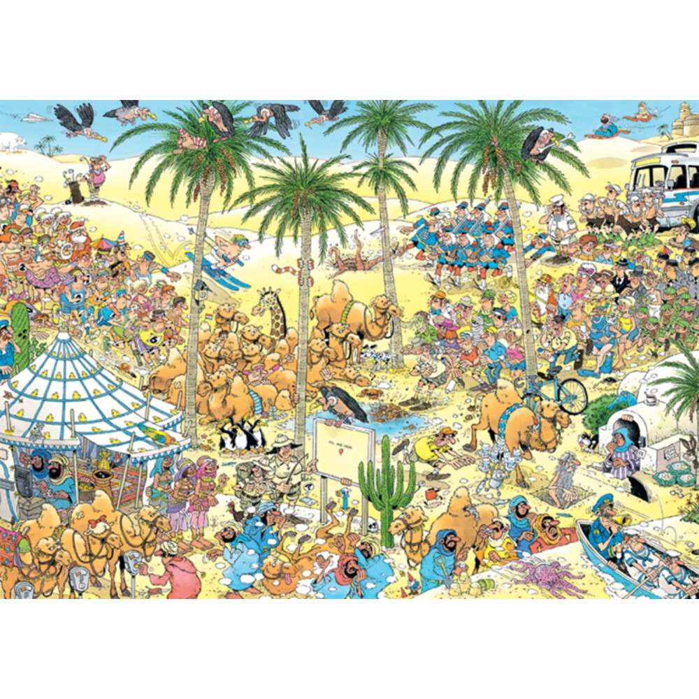 Jan Van Haasteren Puzzel De Oase - 1000 stukjes