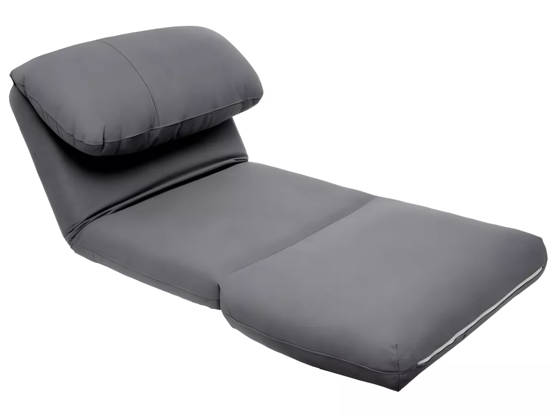 Chauffeuse multi-position 1 Place tissu Gris