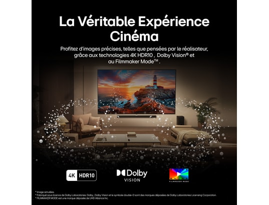 LG - TV QNED 4K 139 cm 55QNED85A6C Mini LED QNED Evo AI 2025